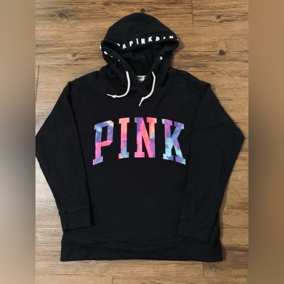 PINK VS WATERCOLOR HOODIE/ WATERCOLOR YOGA LEGGINGS PANTS - Picture 7 of 14